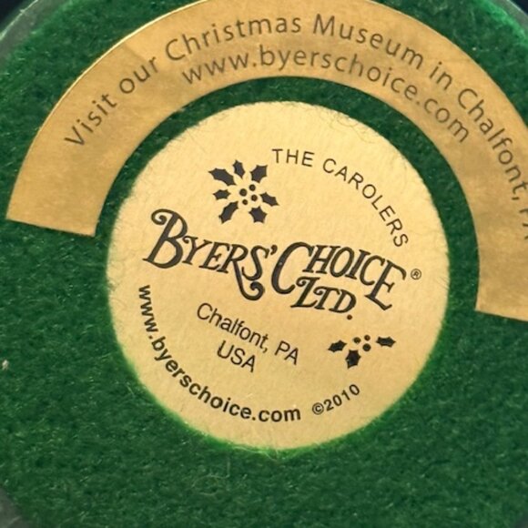 Vintage Byers Choice Carolers Christmas Figurine Chalfont 2010 Salvation Army - Picture 4 of 4
